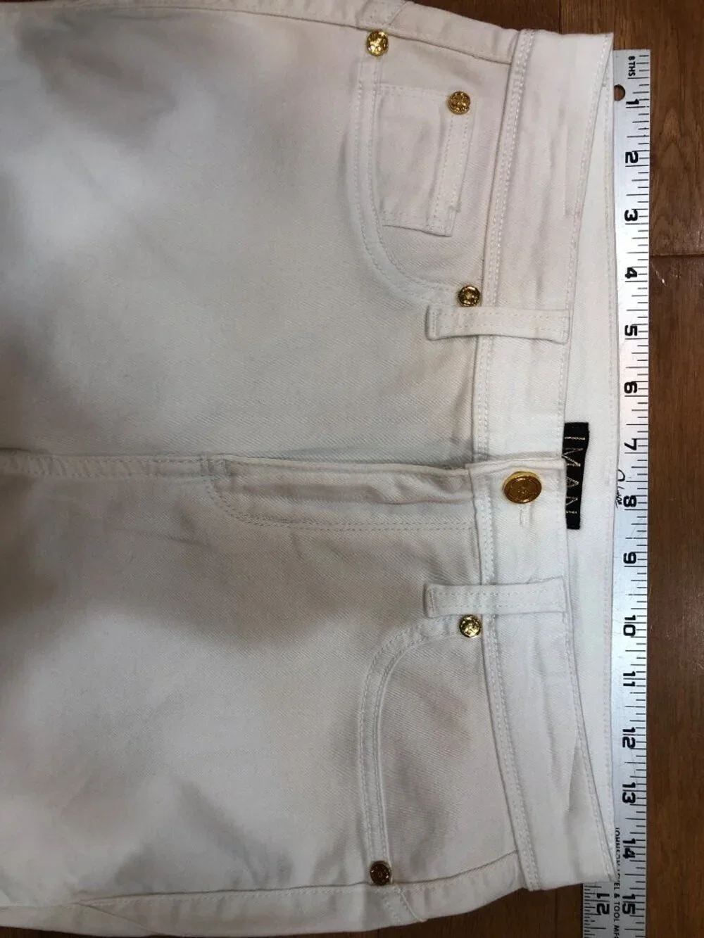 IMAN Smoothing & Sculpting White Skinny Jeans Size 8T